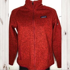 Patagonia Red Zip Up Jacket